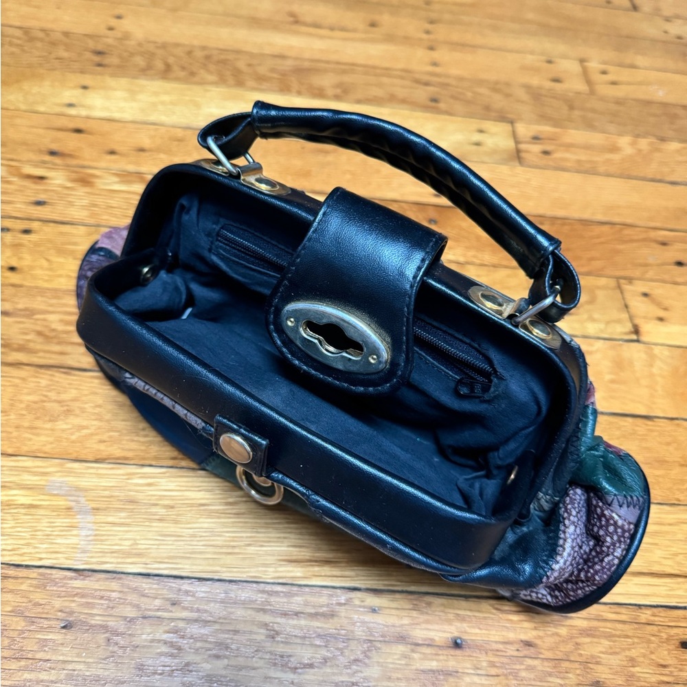 Patchwork Leather Handbag - image 3